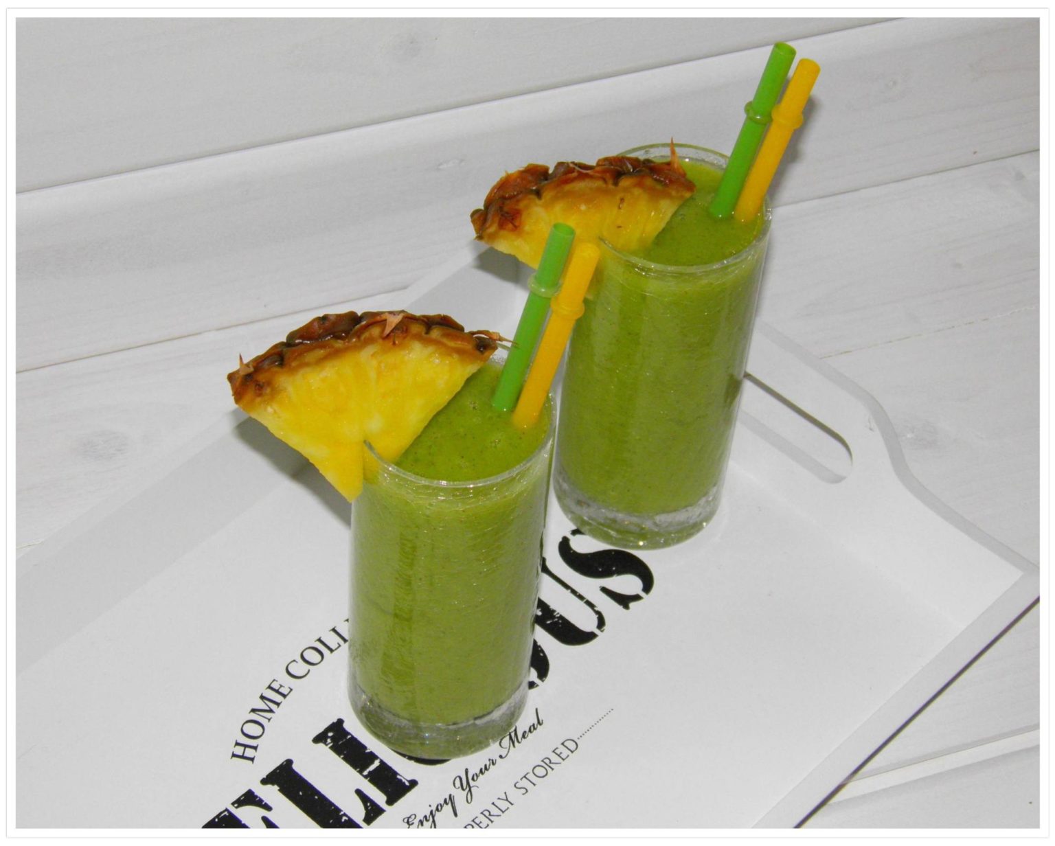 Gr Ner Smoothie Mit Pak Choi Ananas Ingwer Wiewowasistgut