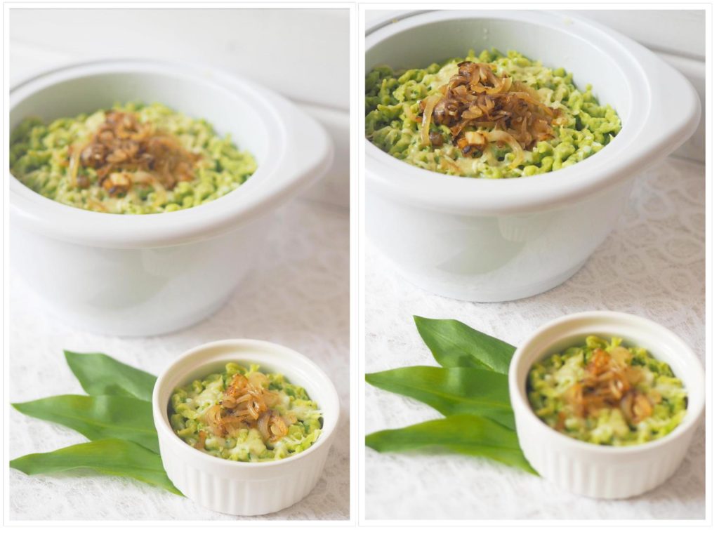 Bärlauch-Käsespätzle-schwäbisch-genießen-Thermomix Bärlauch-Käsespätzle-schwäbisch-genießen-Thermomix