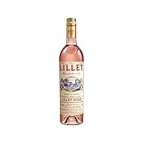 Lillet Rosé – Französischer Weinaperitif mit fruchtig-frischem Geschmack – 1 x 0,75 l, Cabernet Sauvignon