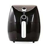 Tower T17021 Heißluftfritteuse für die Ganze Familie mit Schneller Luftzirkulation - 60-Minuten-Timer - Airfryer 4,3L 1500W - Schwarz