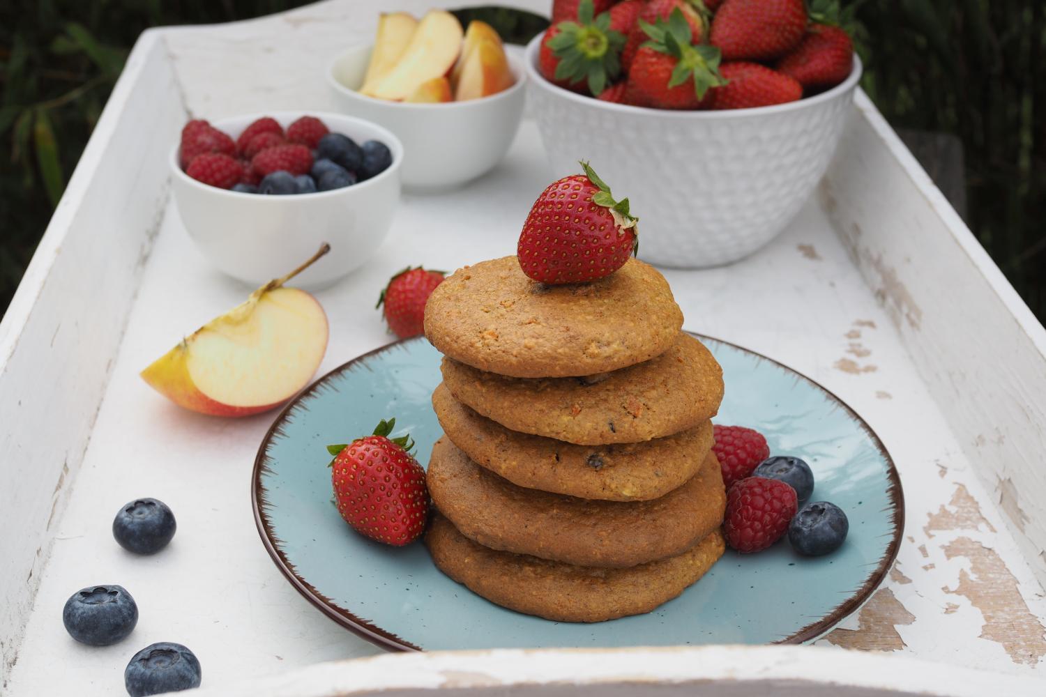 Karotten-Haferflocken Cookies - die schmecken wirklich himmlisch