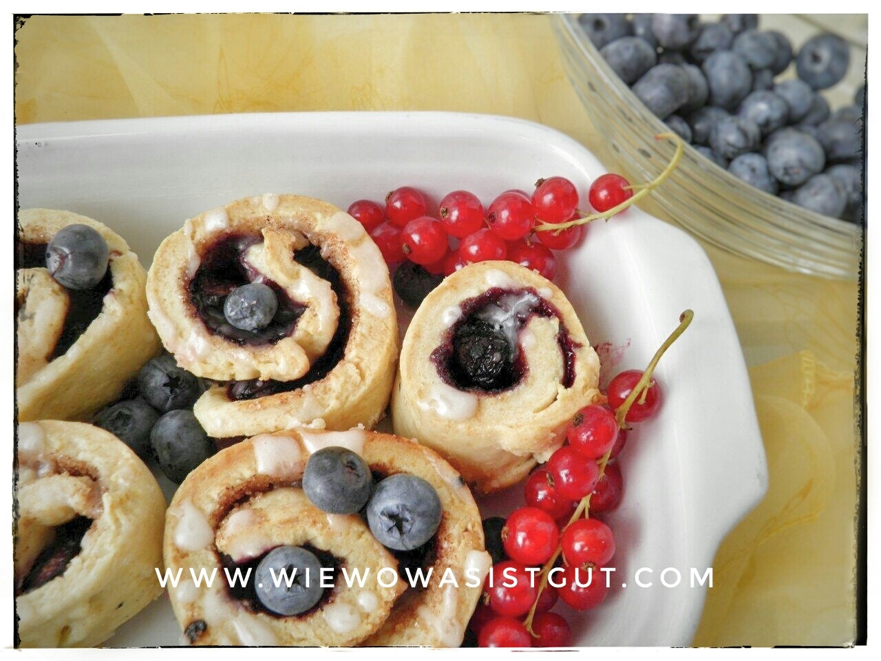 Leckere Blaubeer-Zimt-Schnecken......I love blueberries! - Wiewowasistgut