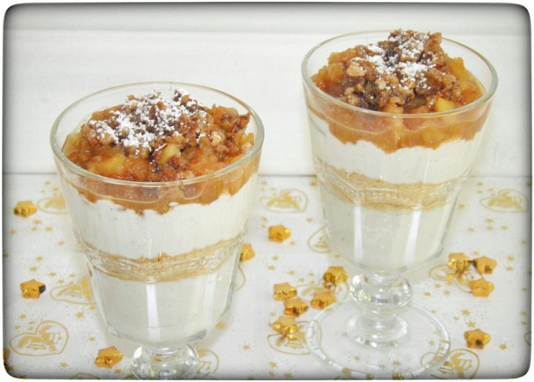 Weihnachtliches Bratapfel-Winterzauber Dessert