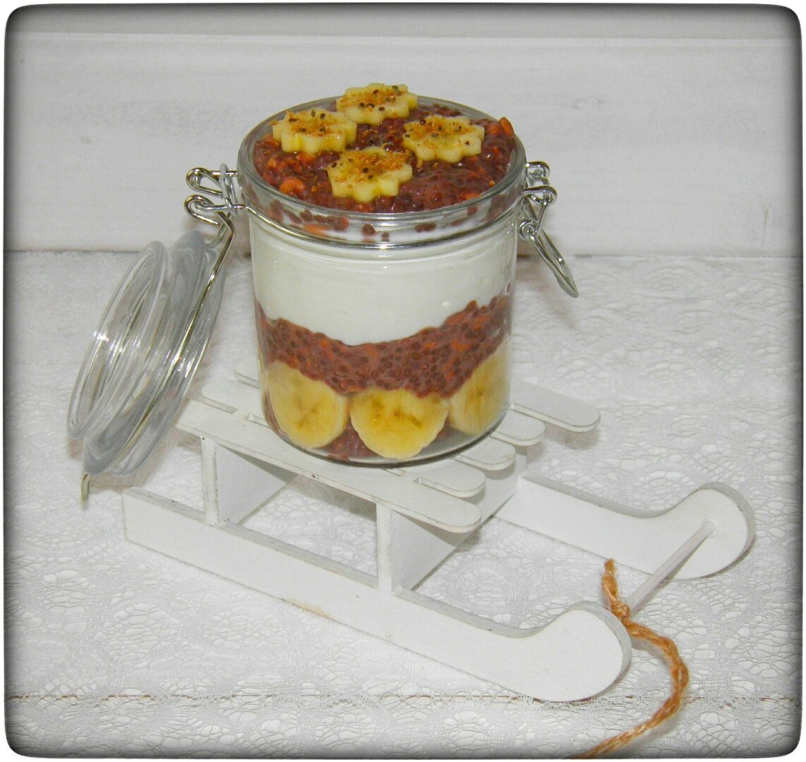 Winter Schoko-Oats mit Banane & Skyr - Wiewowasistgut