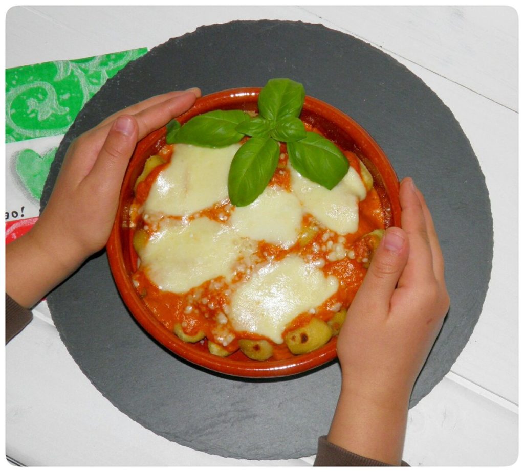 Gnocchi-al-pomodoro-mit-Mozzarella-von-Pasta-d'oro-Thermomix
