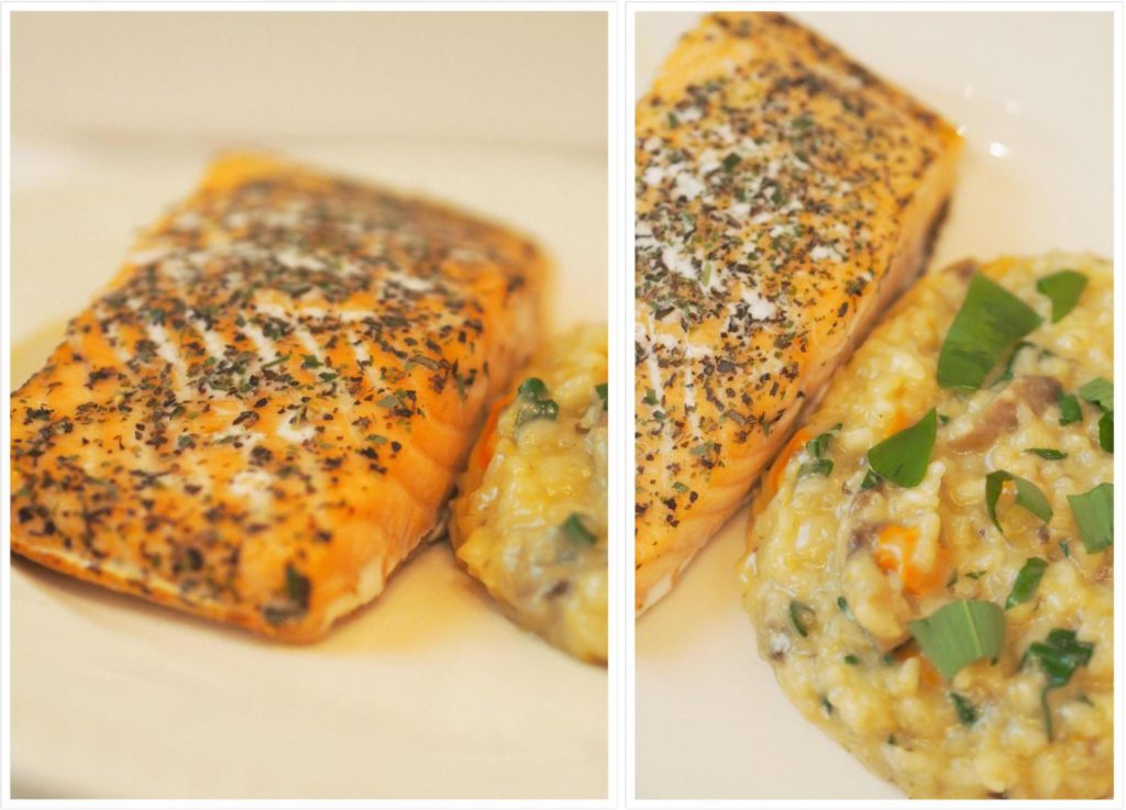 Bärlauch-Risotto-aus-dem-Thermomix-mit-Lachs Bärlauch-Risotto-aus-dem-Thermomix-mit-Lachs