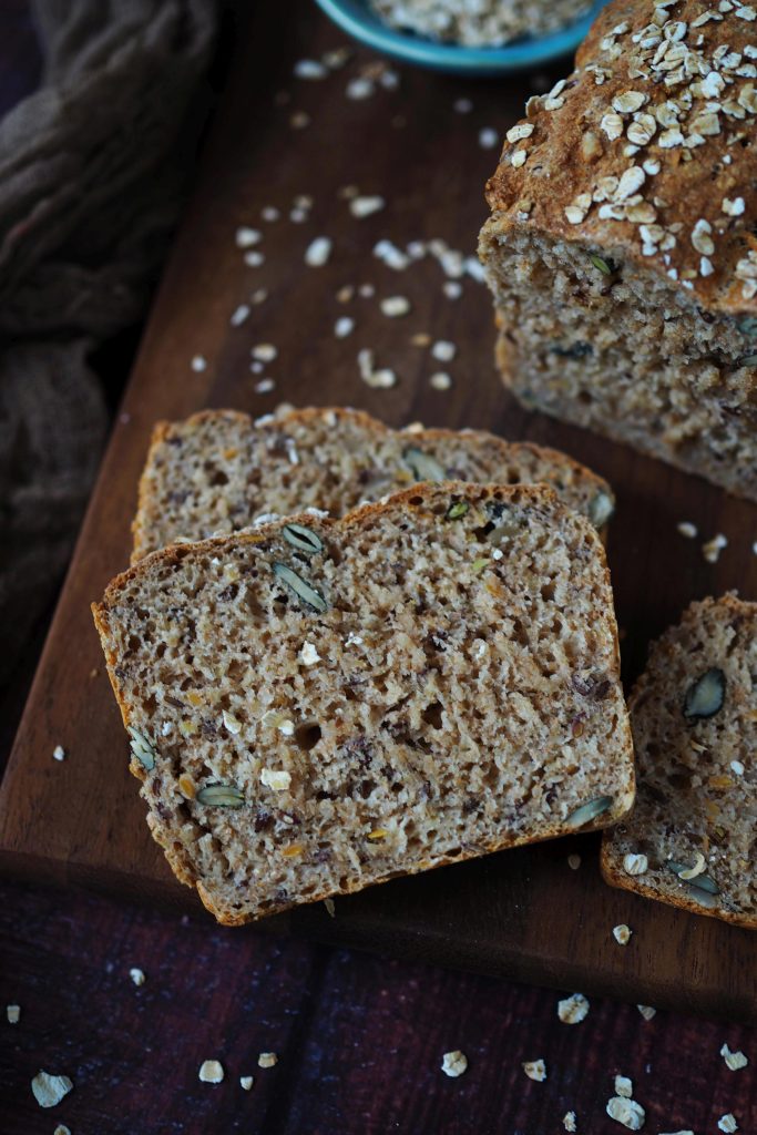 Körner-Hans-No-Knead-Brot-Kastenform