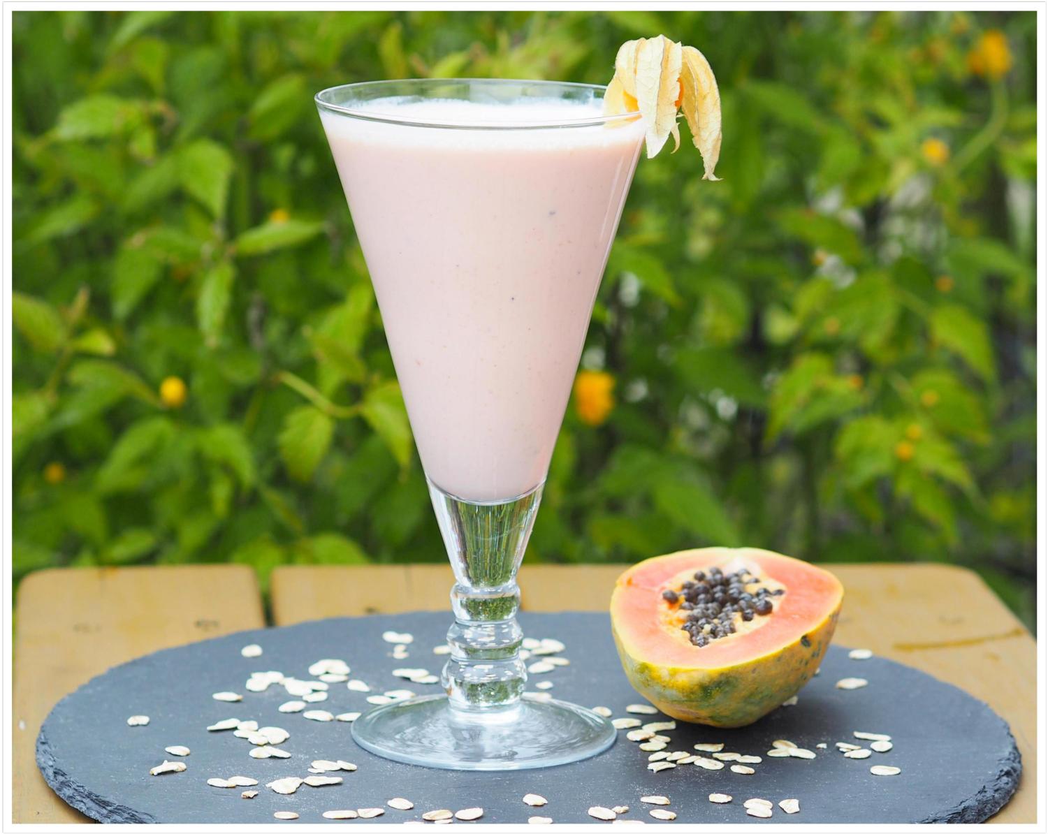 Papaya Colada – Eiweißshake ohne Zusätze nach dem Sport - Wiewowasistgut