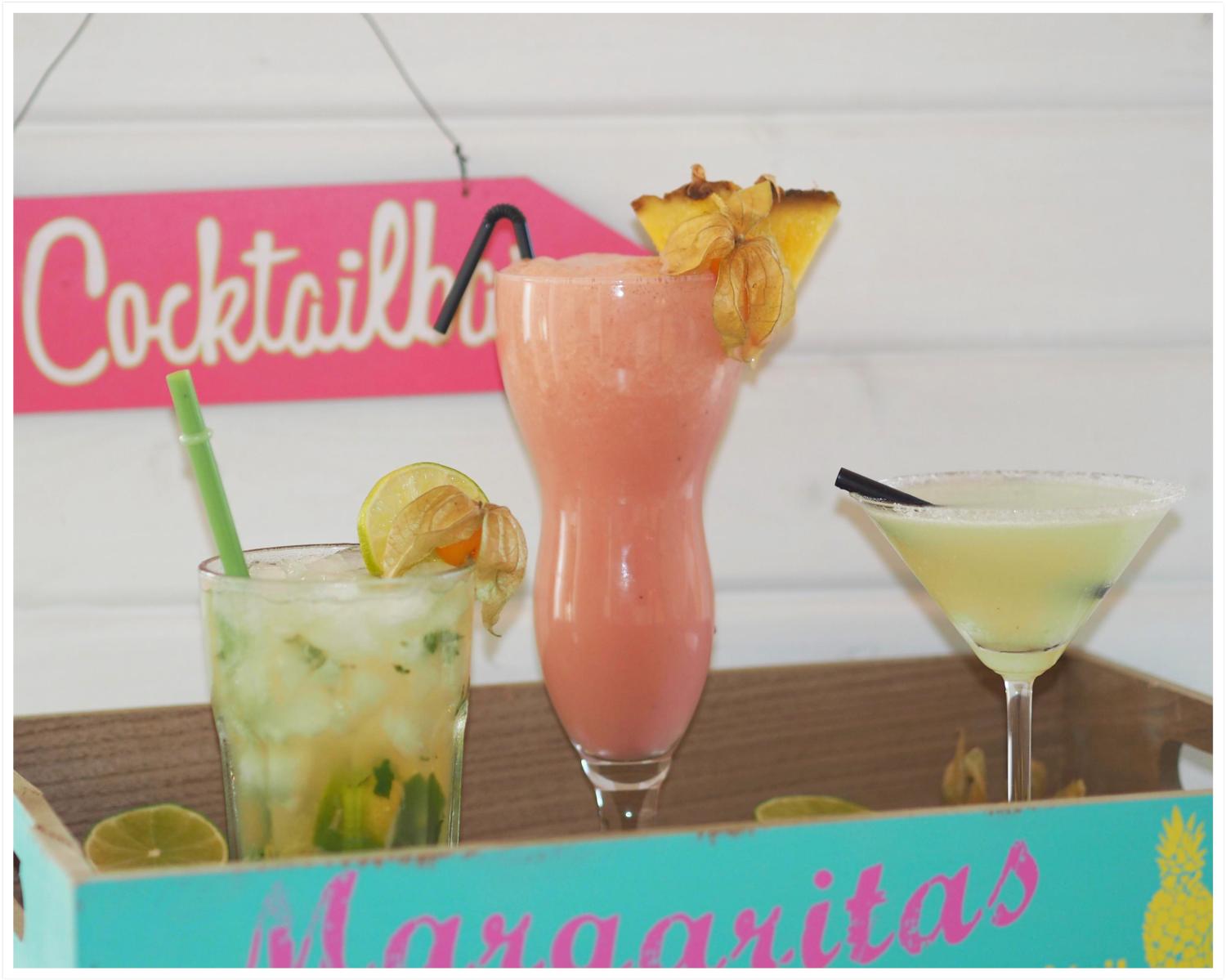 Leckere Cocktails für die perfekte Sommerparty: Banana Mama, Mojito & Margarita