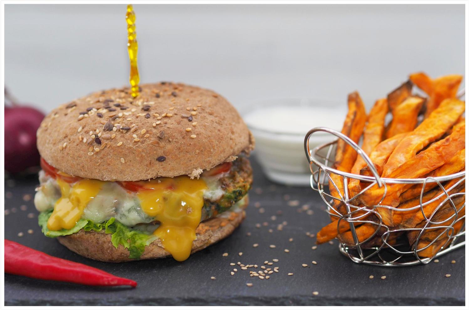 Veggie-Burger & Süßkartoffelpommes [+ weitere Leckereien] & Fazit der PENNY-Veggie Challenge