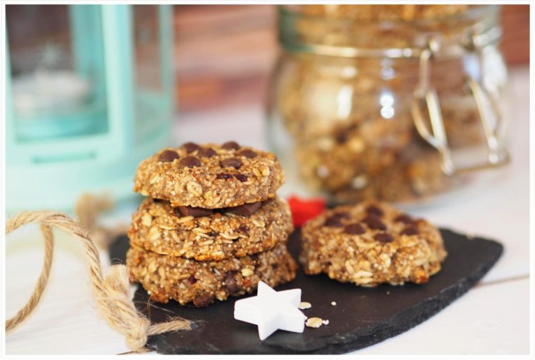 Haferflocken-Müsli-Kekse ohne Zucker (vegan) - Wiewowasistgut