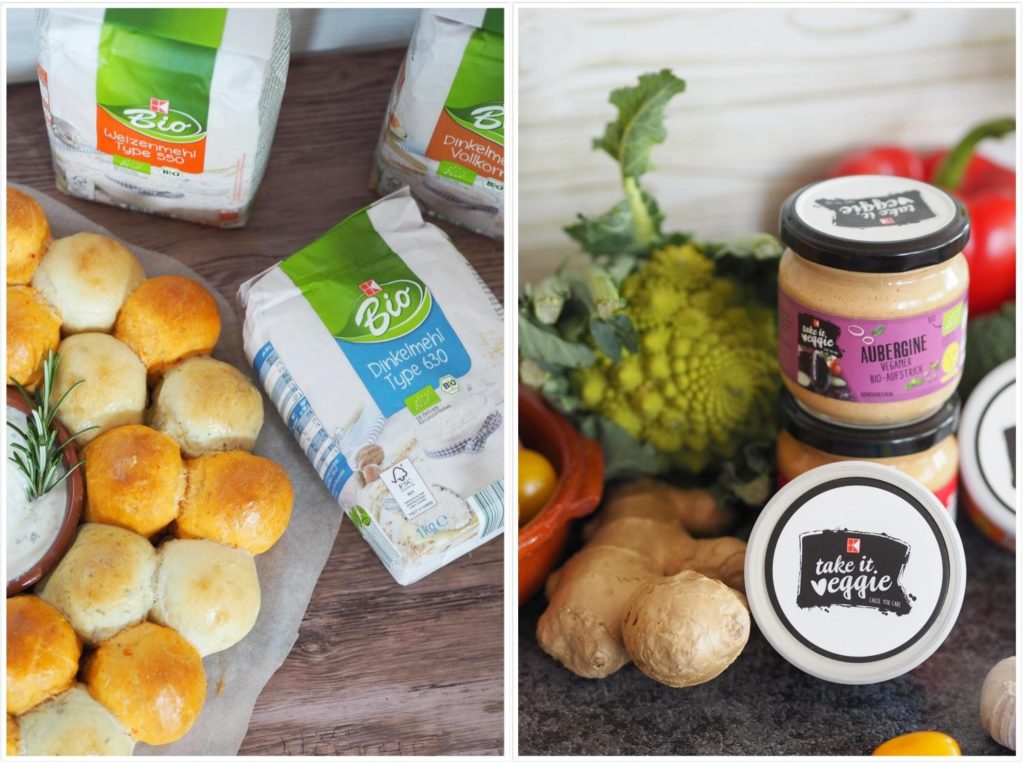 mediterrane-broetchensonne-verschiedene-broetchen-veggie-kaufland-Dips-Aufstriche