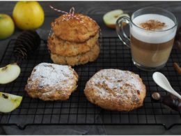 Diätkaffee mit Milch und Apfel Diätkaffee mit Milch und Apfel