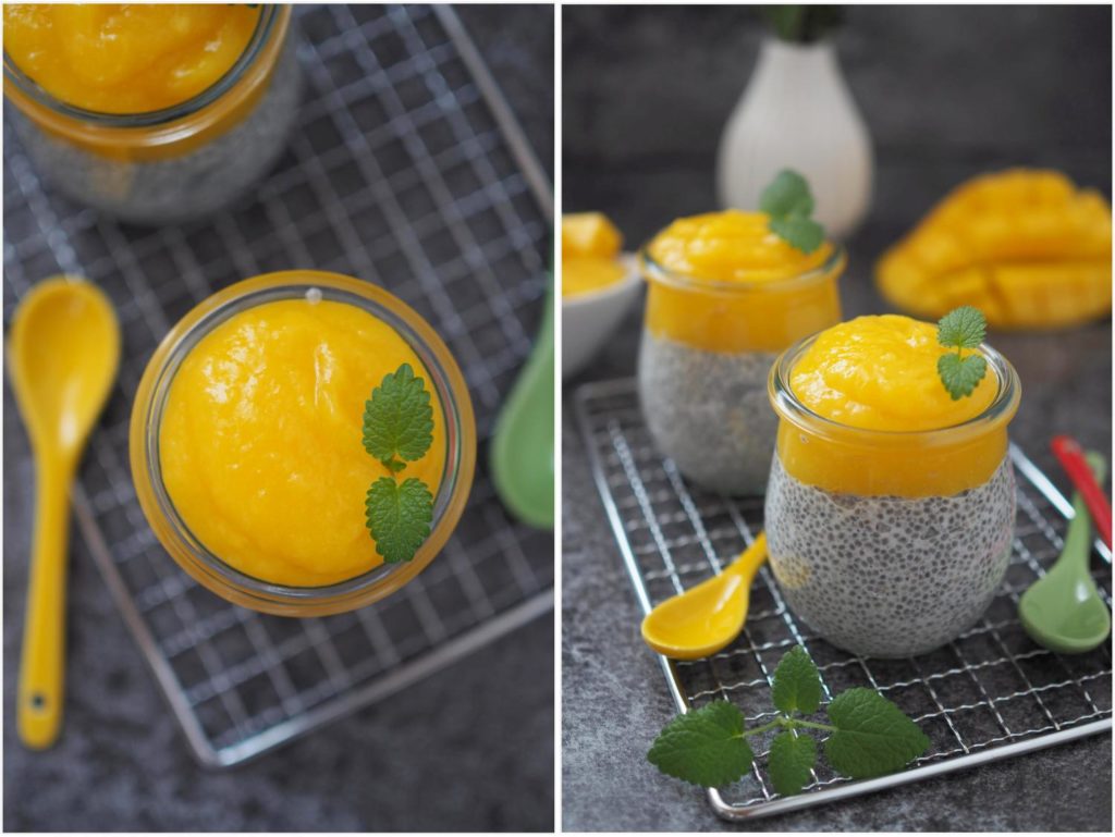 fluffiger-protein-chia-pudding-mit-puerierter-mango