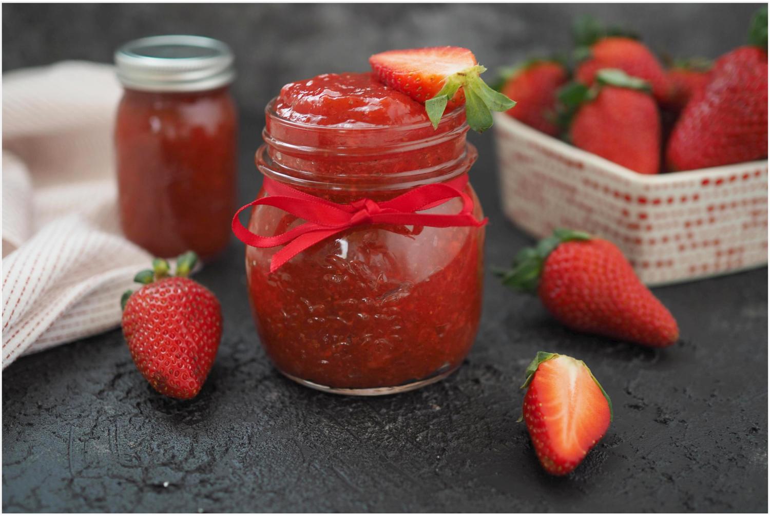 Erdbeer Vanille Marmelade Mit Und Ohne Gelierzucker Auch Zuckerfrei Moglich Wiewowasistgut Com