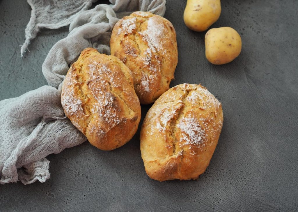 Knusprige Kartoffelbrötchen (...wenn mal Kartoffeln übrig sind ...