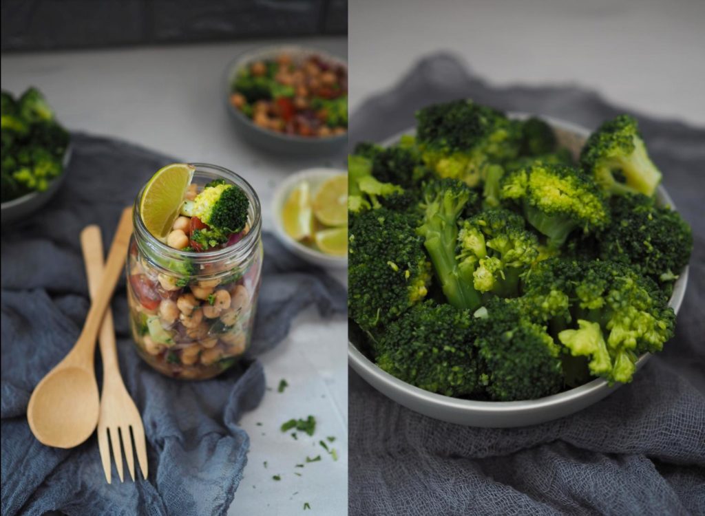 Meal-prep-10-minutos-ensalada-de-brocoli-y-garbanzos-receta-sana