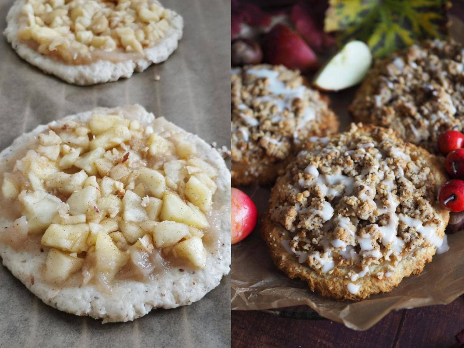 apfel-haselnuss-streuseltaler - Wiewowasistgut