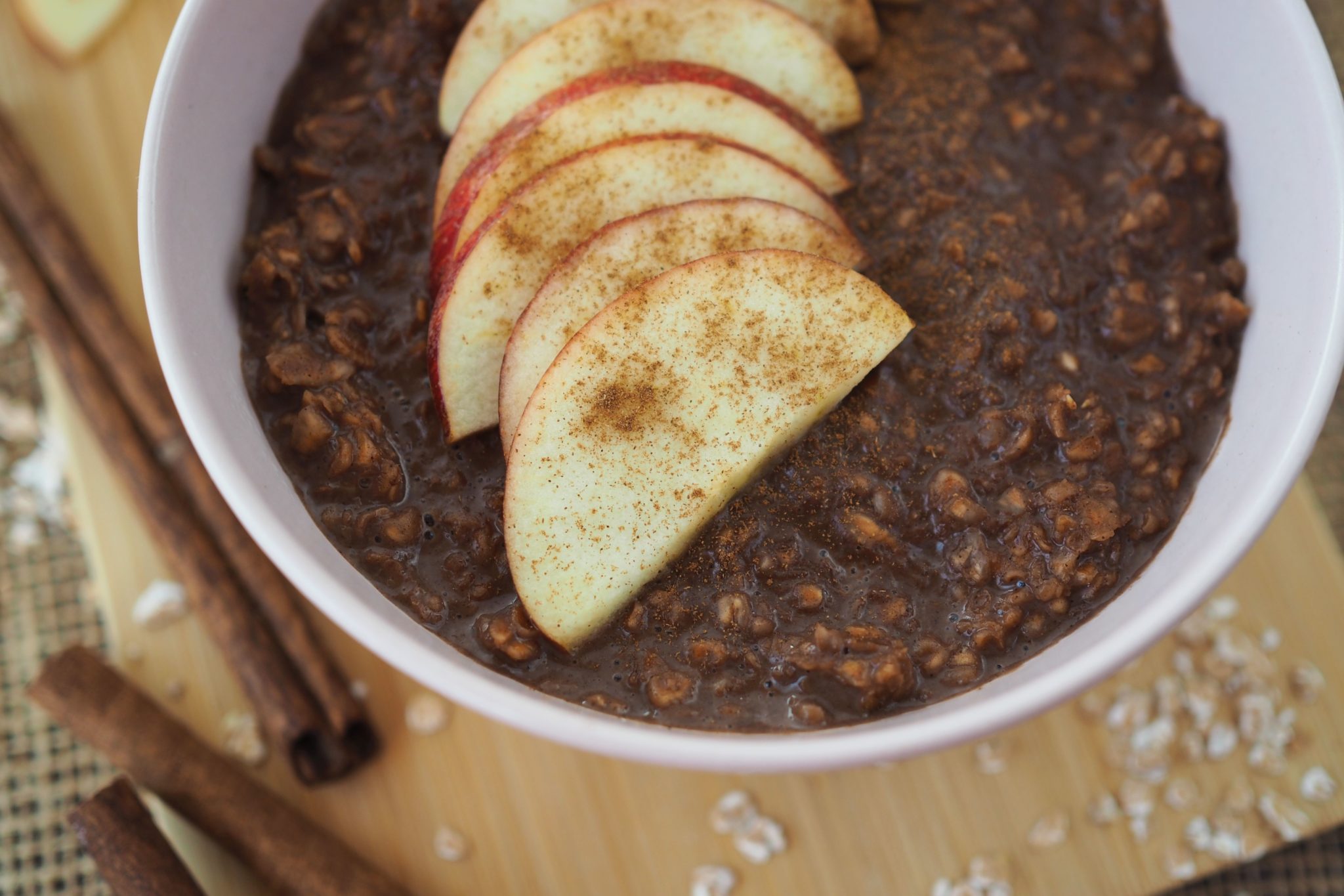 5-Zutaten Schoko-Zimt-Porridge - Wiewowasistgut