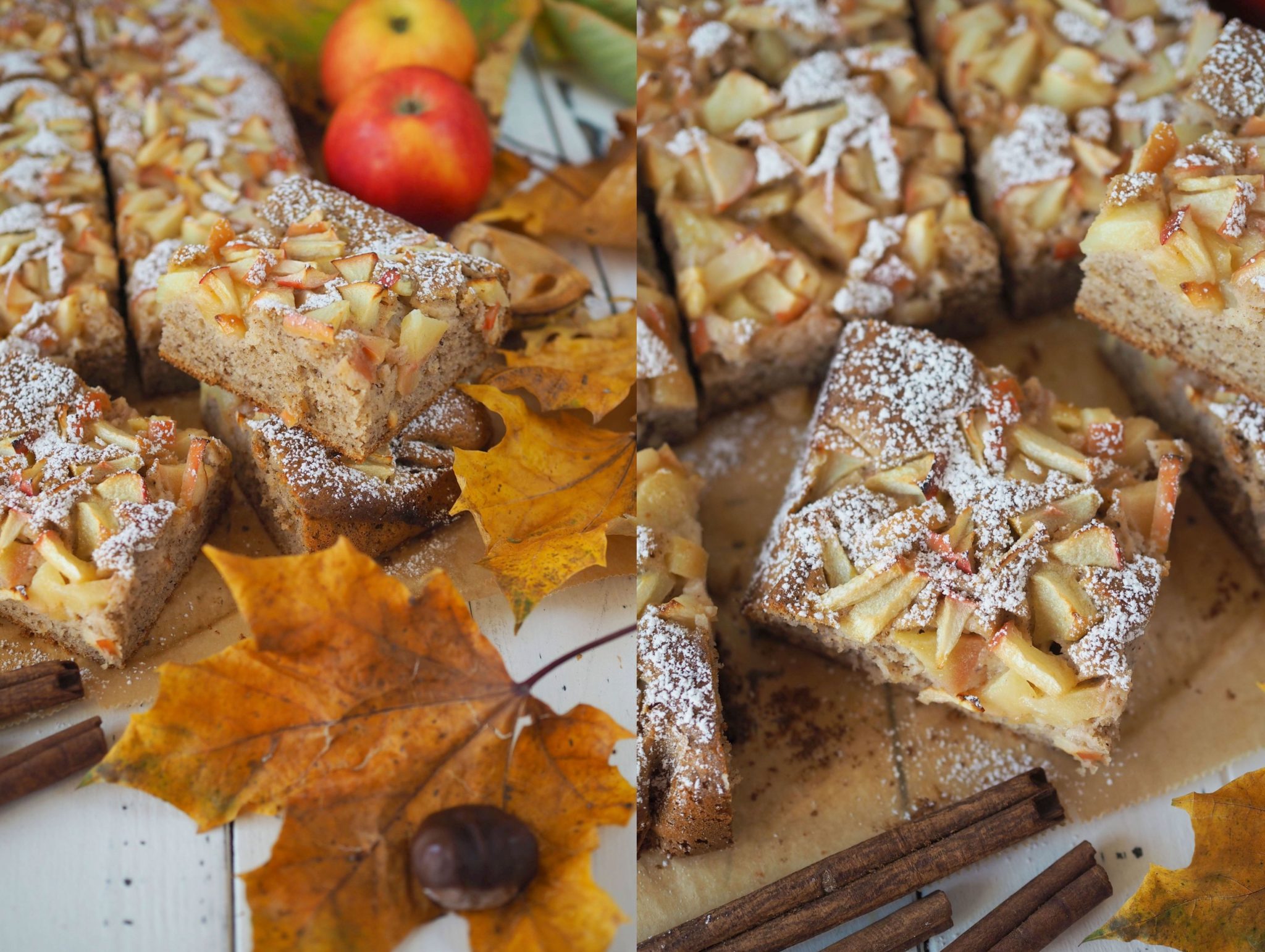 Saftiger Nuss-Joghurtkuchen mit Apfel - Wiewowasistgut