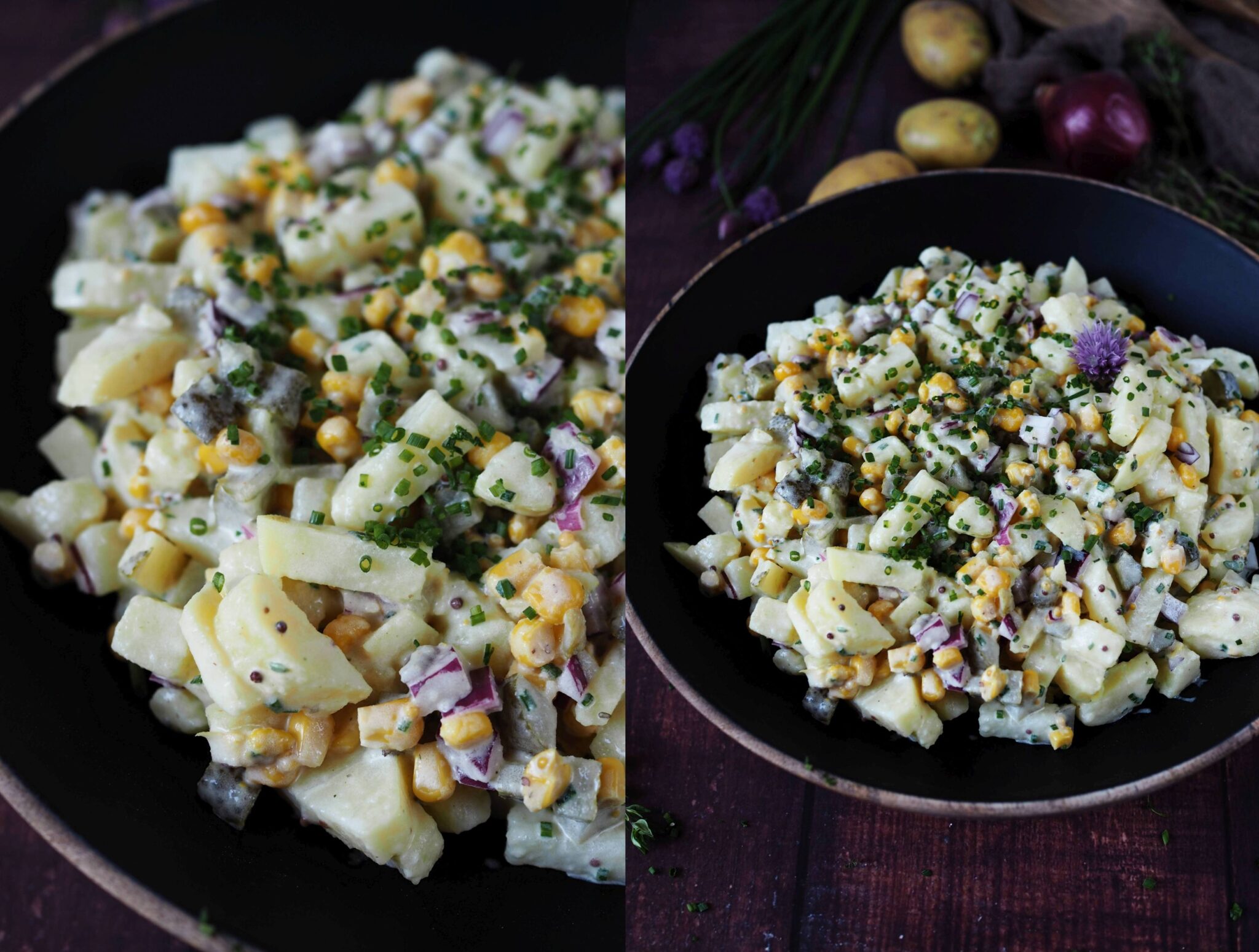 Für die Grillsaison: Senf-Kräuter-Kartoffelsalat - Wiewowasistgut