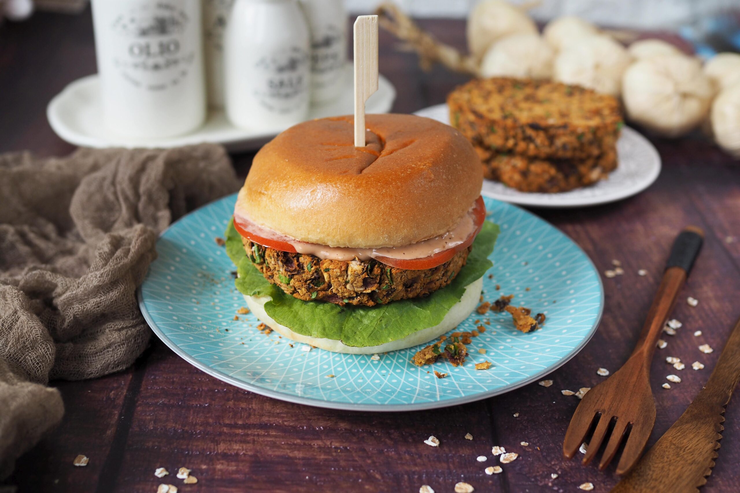 Vegetarischer Burger – so kross und lecker!