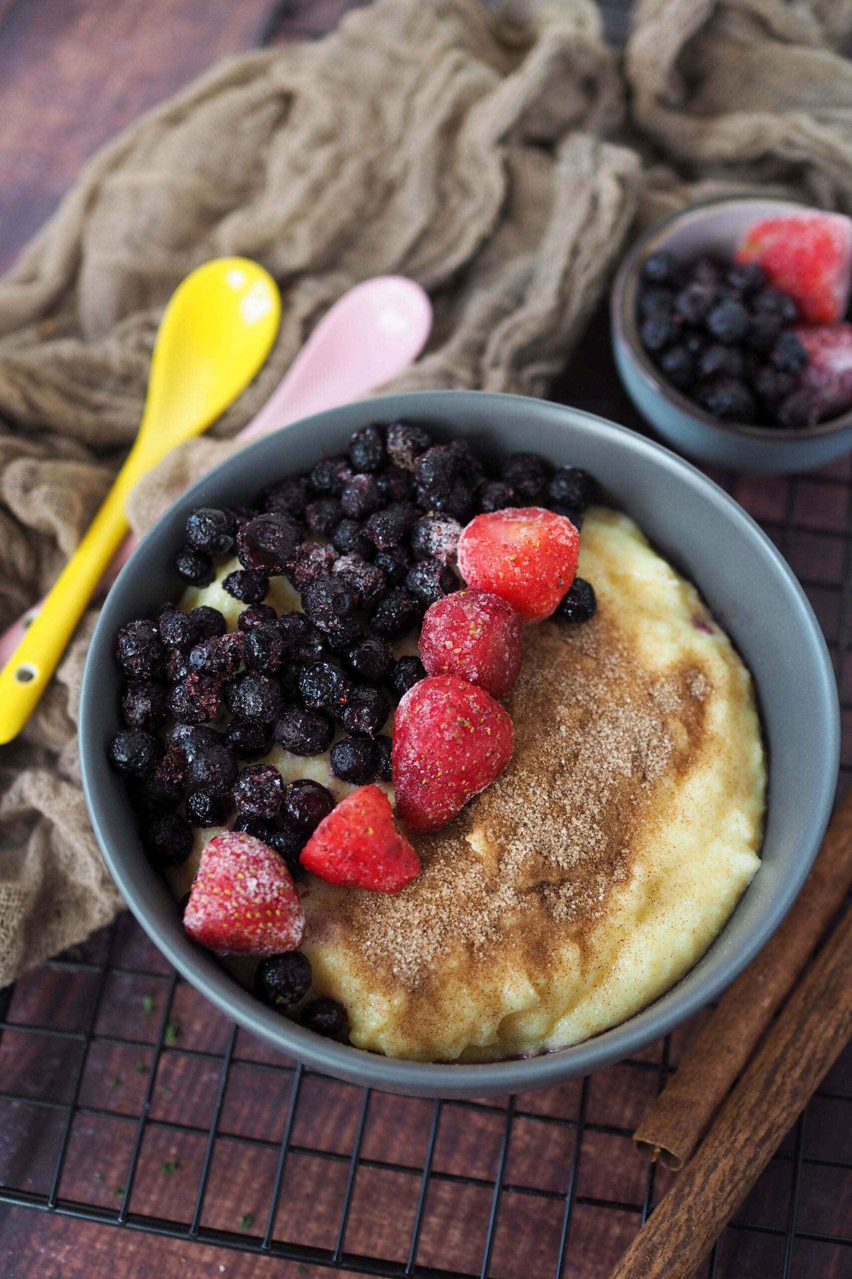 5-Minuten Protein-Grießpudding - Wiewowasistgut