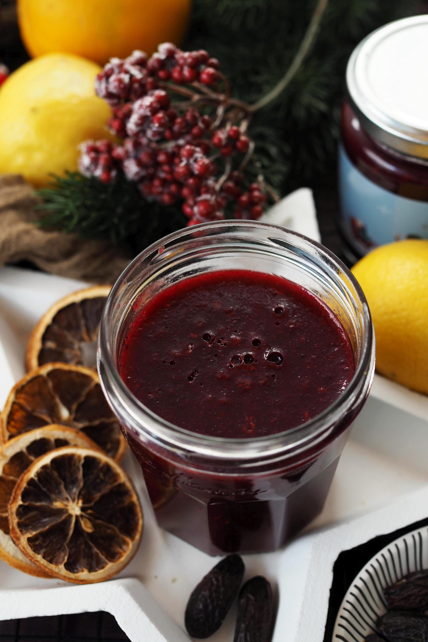 Weihnachtliche Glühwein-Marmelade