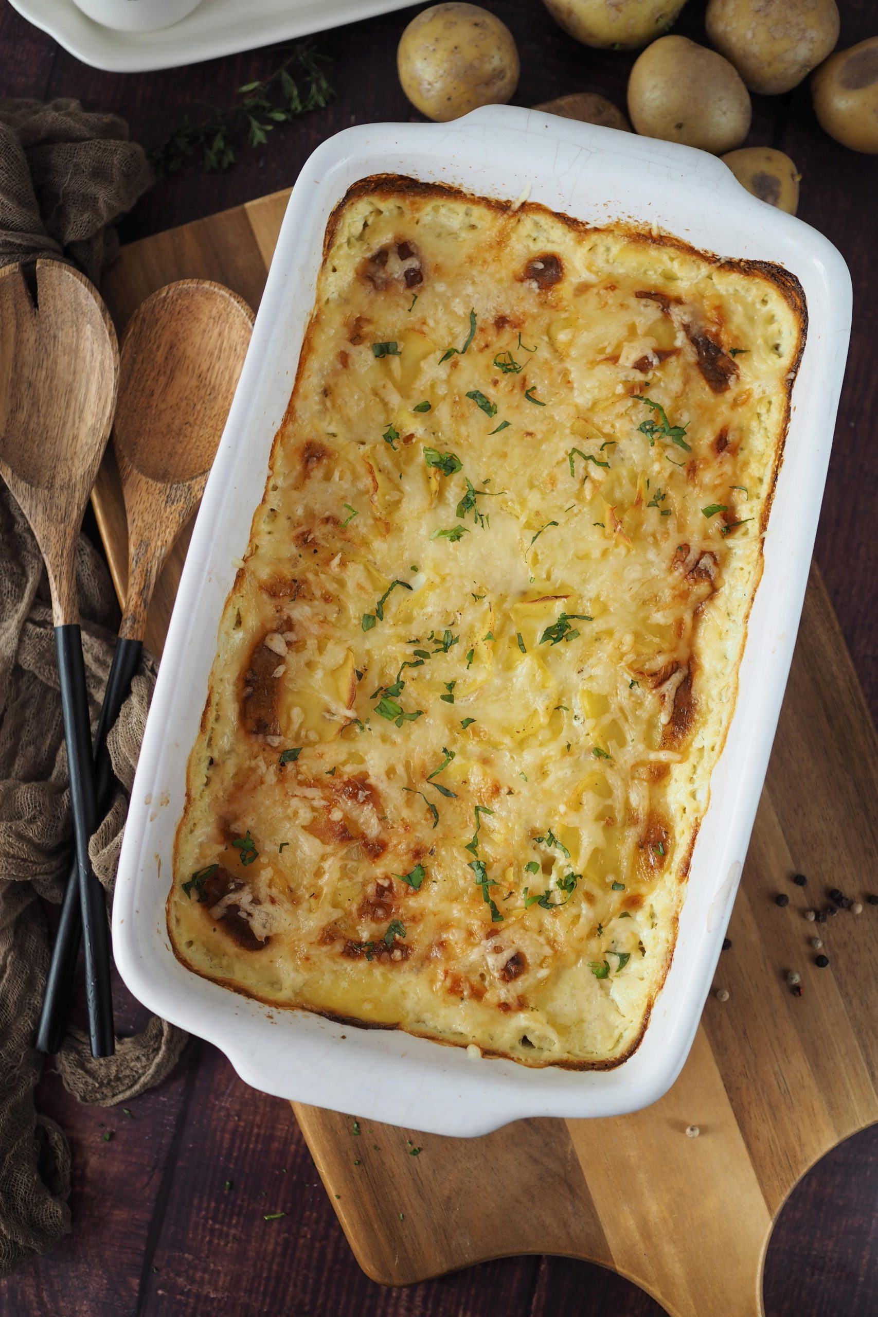 Klassisches Kartoffelgratin - einfach & lecker