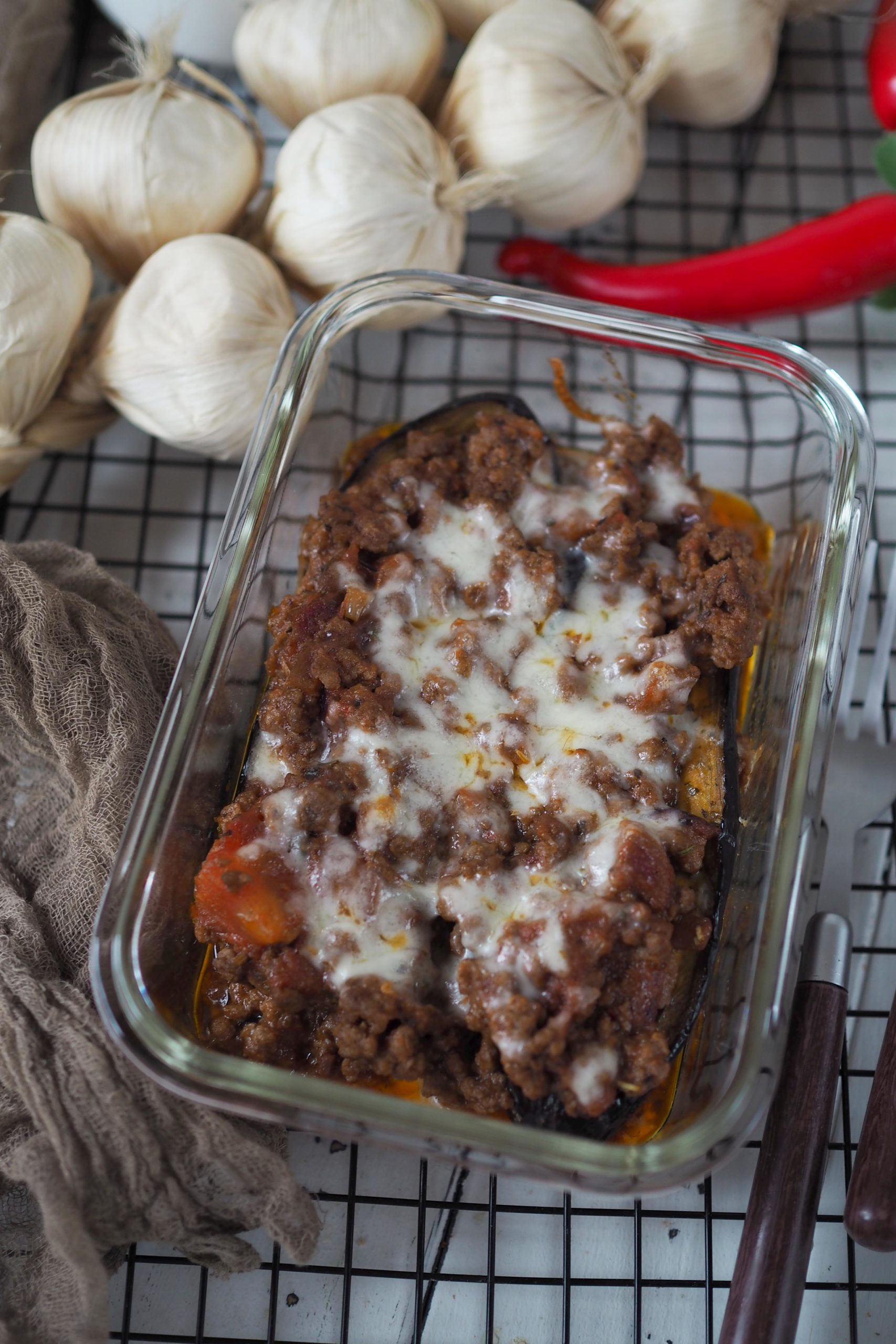 Perfektes Meal-Prep: Low-Carb Auberginen-Lasagne - Wiewowasistgut