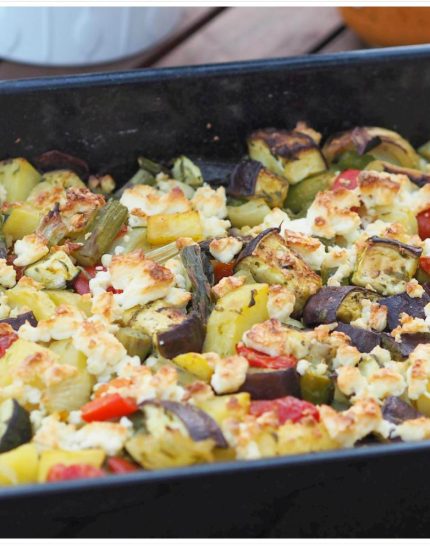 Veggie-vegetarisch-buntes-ofengemuese-mit-feta-gratin-gemuese