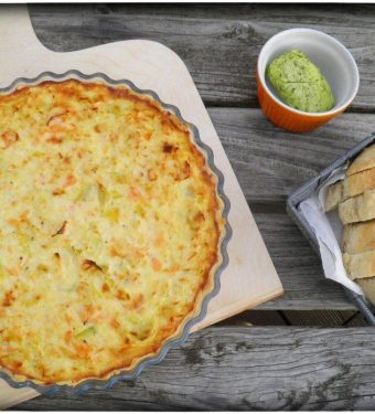 Lachs-Quiche-mit-Lauch-und-Dinkelbaguette-aus-dem-Thermomix